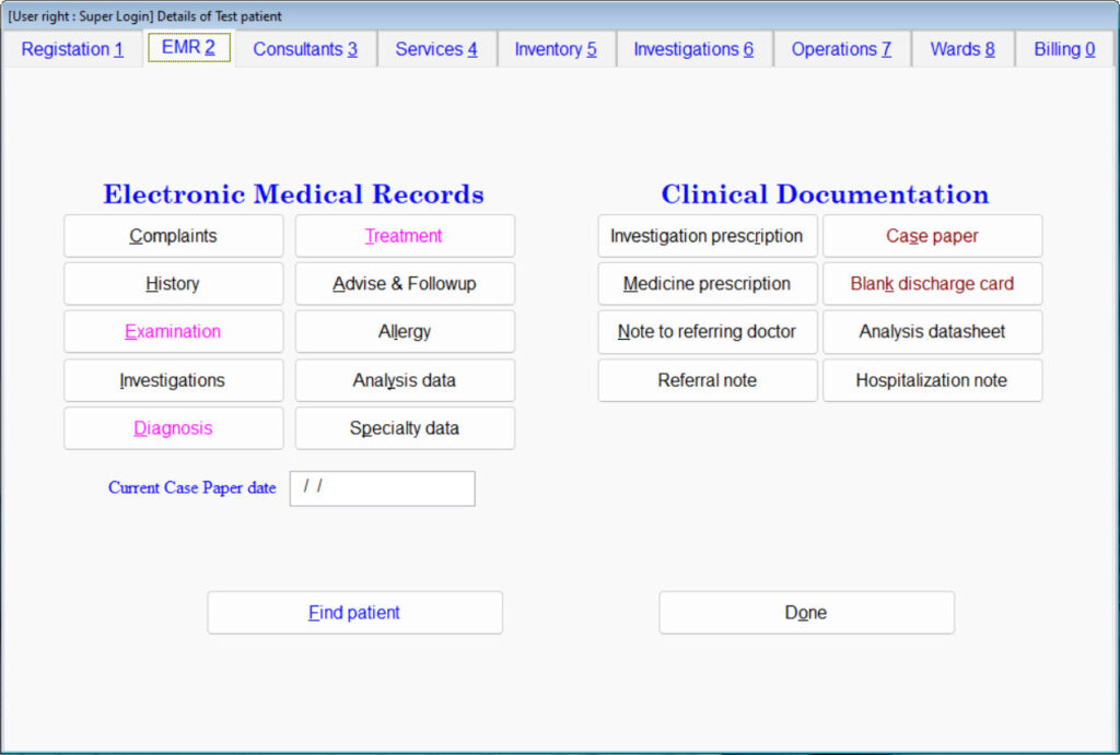Adding electronic medical records and prescriptions